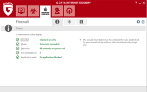 G DATA Internet Security Firewall