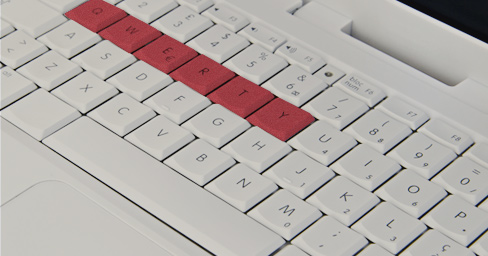 [Translate to United States:] | Generic passwords can be easily hacked. QWERTY for example is not a secure password.